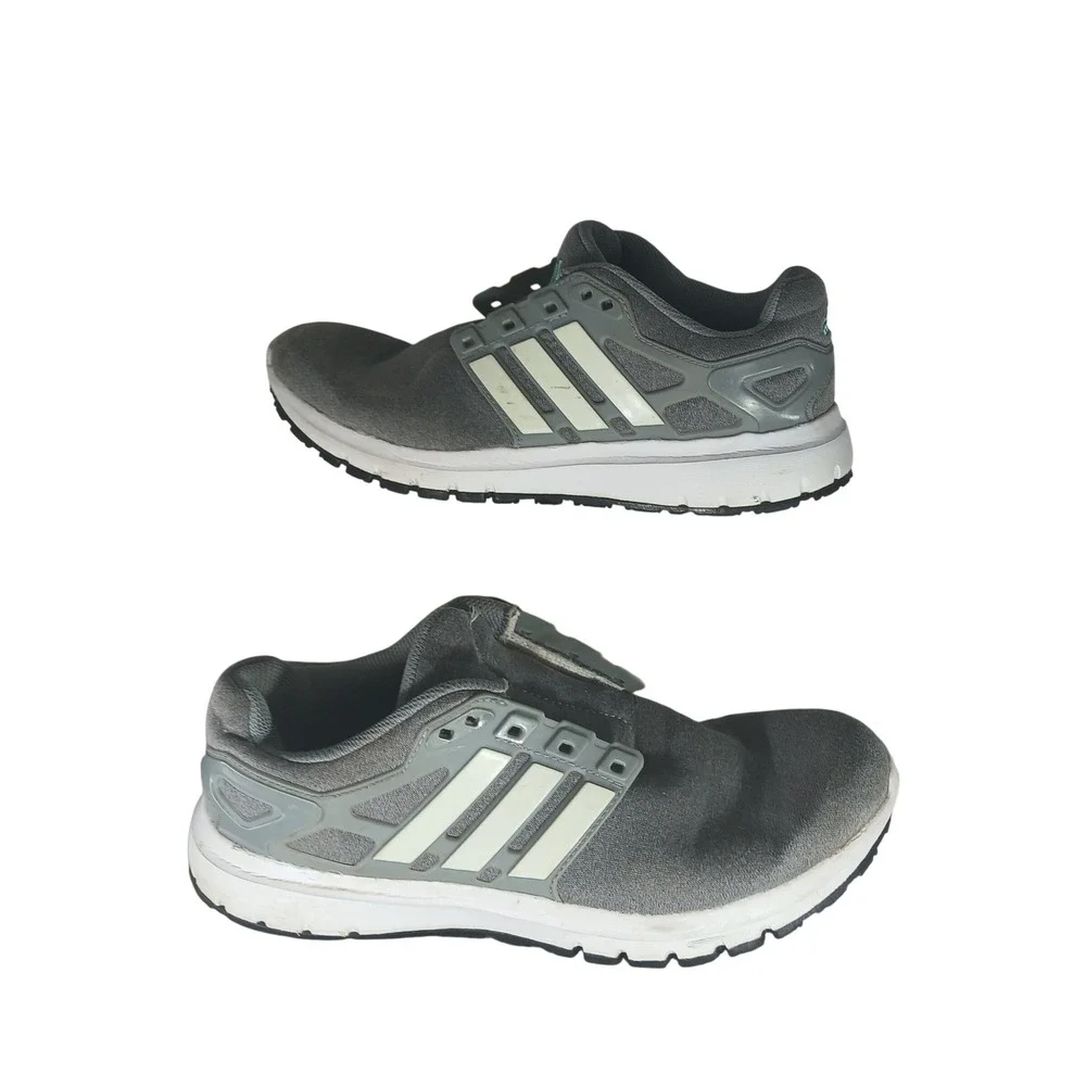 Adidas Energy‎ Falcon Womens 7.5 Grey White Teal Cloudfoam Running Shoes BB3170